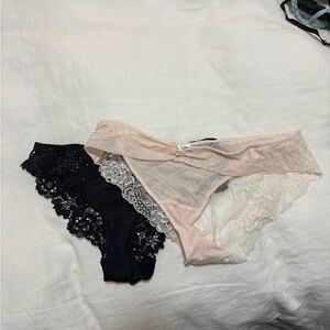 Set of (2) EUC Lace Bikini underwear panty: Adore me, Etam
